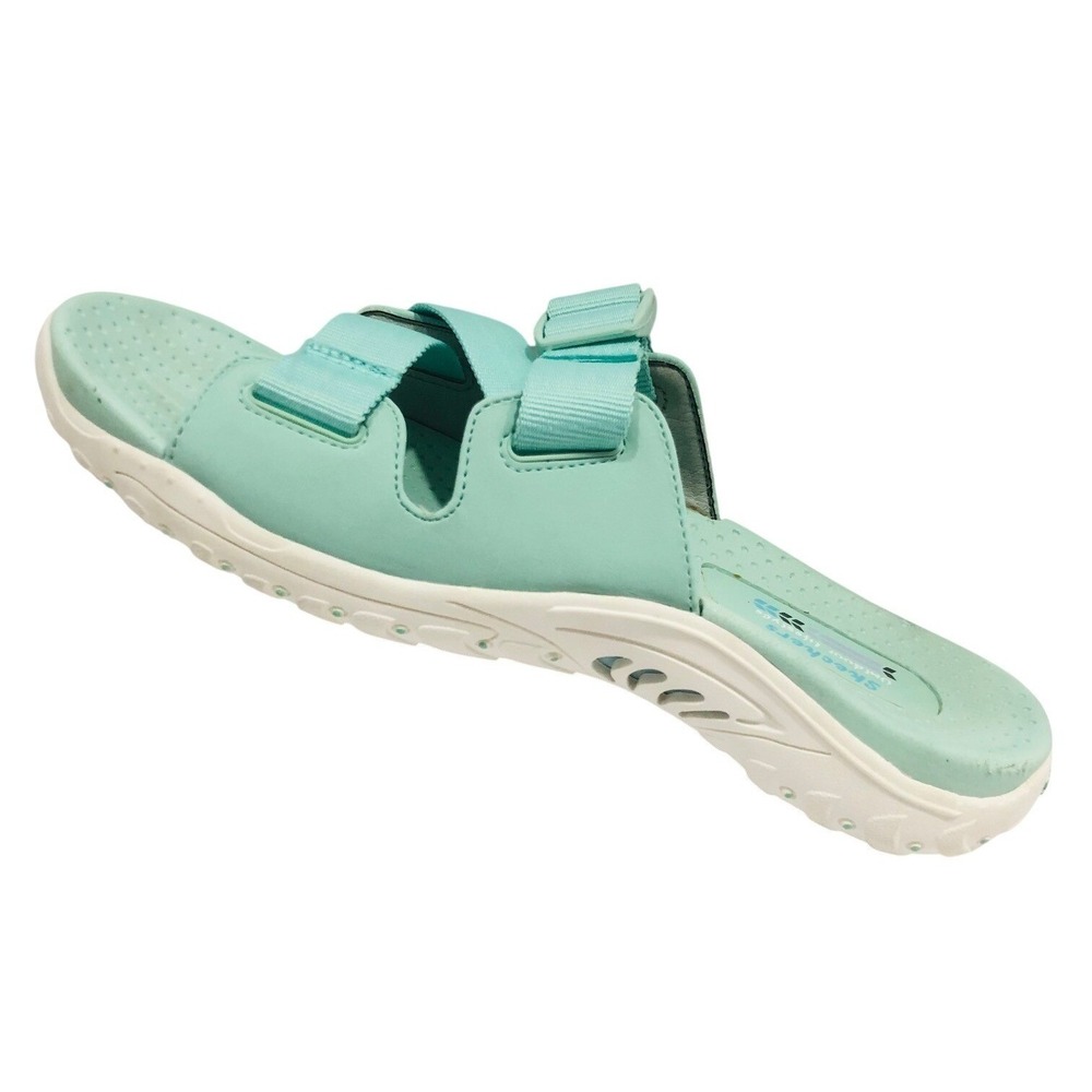 Skechers Aqua Slides‎ Sandals 2 Strap Outdoor Lifestyle Womens 9
